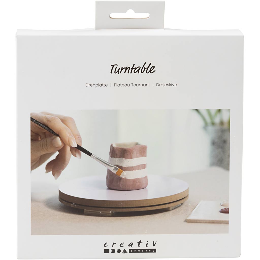 Creativ company draaiwiel, h: 2,5 cm, d 17 cm, 1 stuk