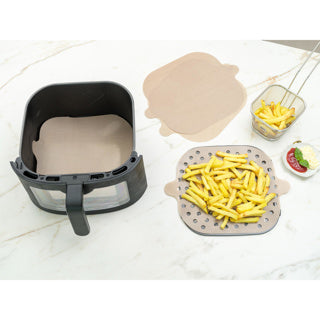 Nostik duo basket airfryer bakvellen 4 stuks 25x14 en 26x14cm