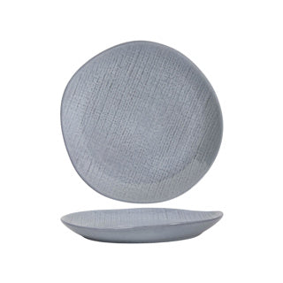 Dinerbord woven textile grijs ø27cm