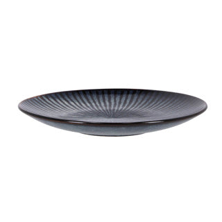 Cosy trendy bord dessert d21,5xh2,9 cm atlantis stripe