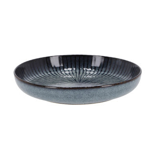 Cosy trendy bord diep d24xh4,3 cm atlantis stripe