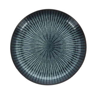 Cosy trendy bord diep d24xh4,3 cm atlantis stripe