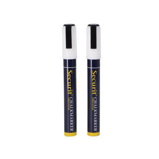 Quantore krijtstift set 2 2-6 mm wit securit