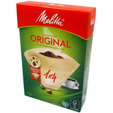 Melitta koffiefilters 1x4 80 stuks bruin