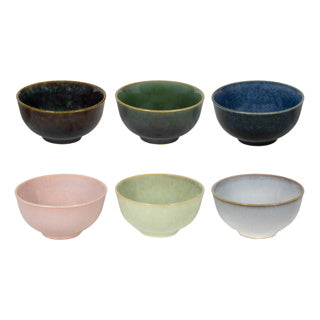 Schaaltje wind rond ø9,4x4,7cm 6 assorti