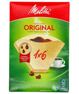 Melitta filters 1x6 40 bruin
