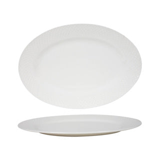 Serveerbord ovaal diamond porselein 34,5x24,2 cm