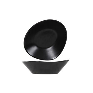 Slakom zwart 20,3x17xh6,4 cm vongola