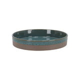Bord diep d24xh4 cm basalt ocean green