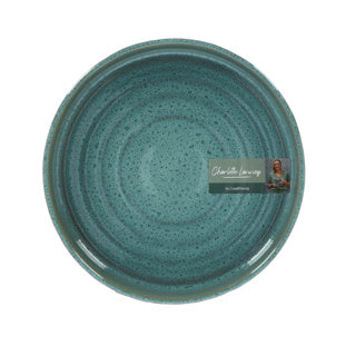Bord diep d24xh4 cm basalt ocean green