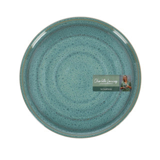 Dessertbord d21 cm basalt ocean green