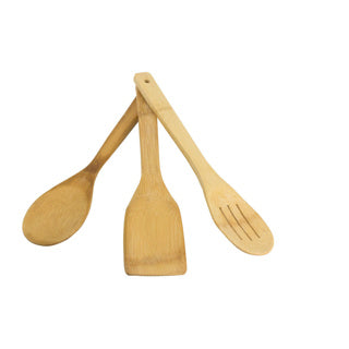 No brand bamboe spatel set 3 fsc 100%