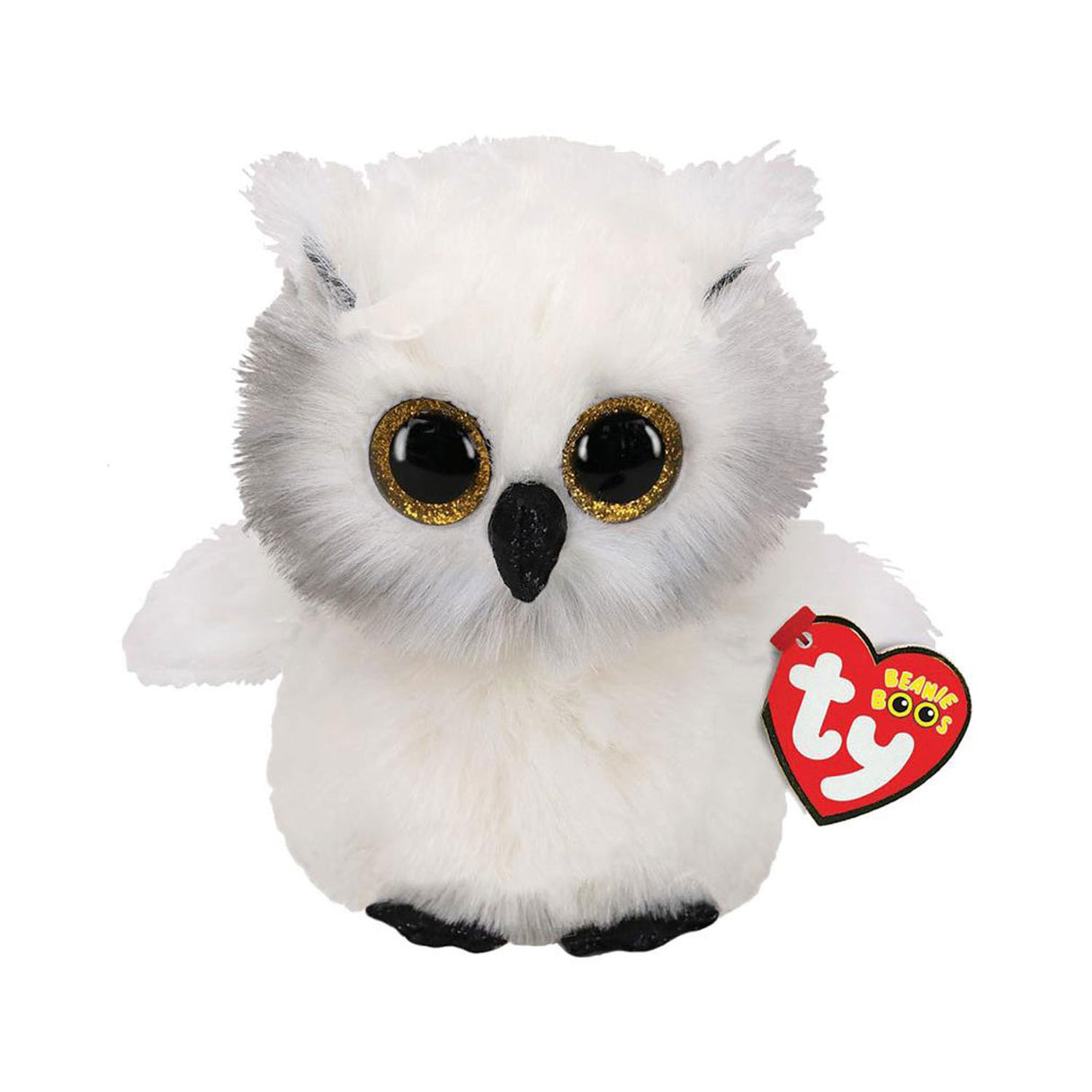 Ty beanie boo's austin owl, 15cm