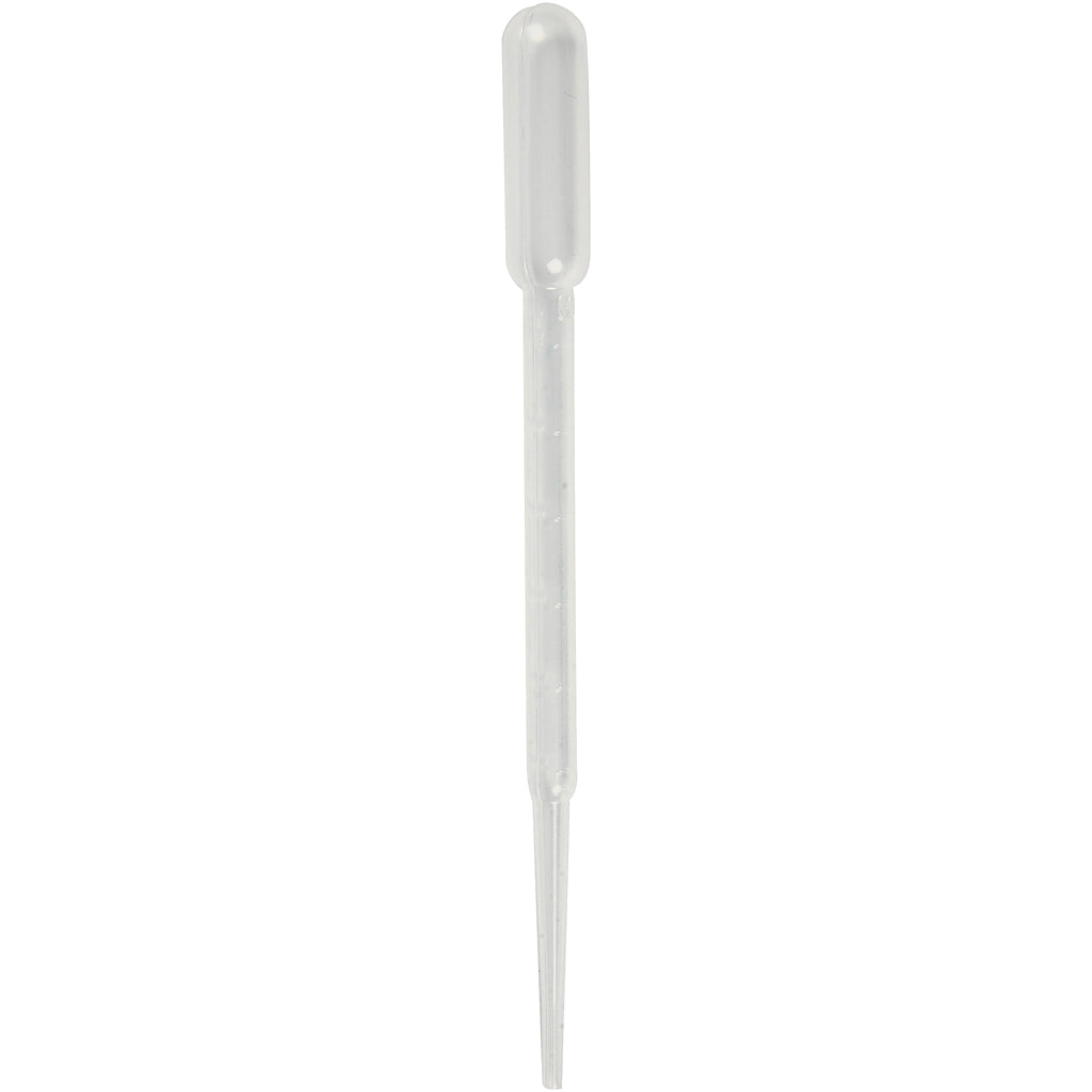 Creativ company pipetten, l: 15 cm, 3 ml, helder, 15 stuk 1 doos