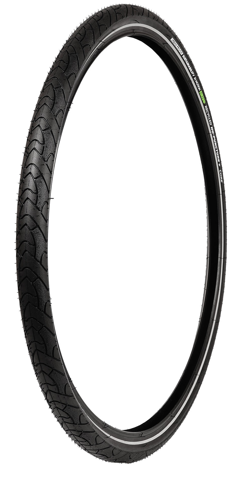 Urbanproof buitenband urban proof recycled 3 mm core - 28 x 1.50 40-622 - zwart met reflectie