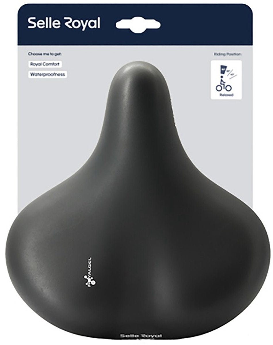 Selleroyal fietszadel selle royal gipsy spring relaxed - zwart