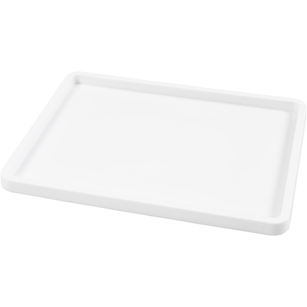 Creativ company inkt blad, d: 1,5 cm, afm 25x34 cm, wit, 1 stuk