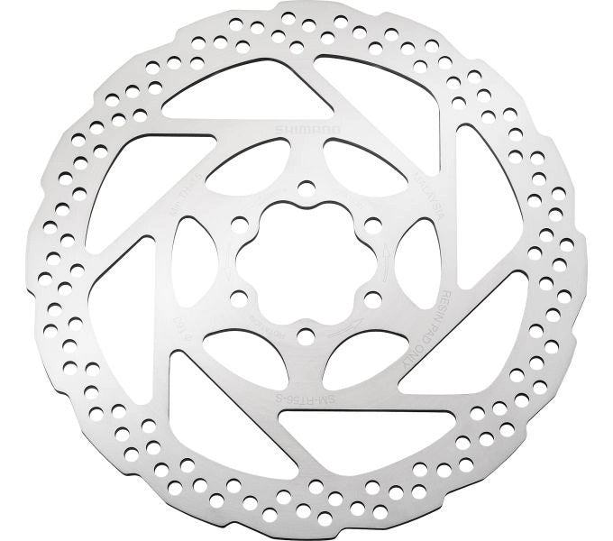 Shimano remschijf deore sm-rt56 180mm 6-gaats zilver