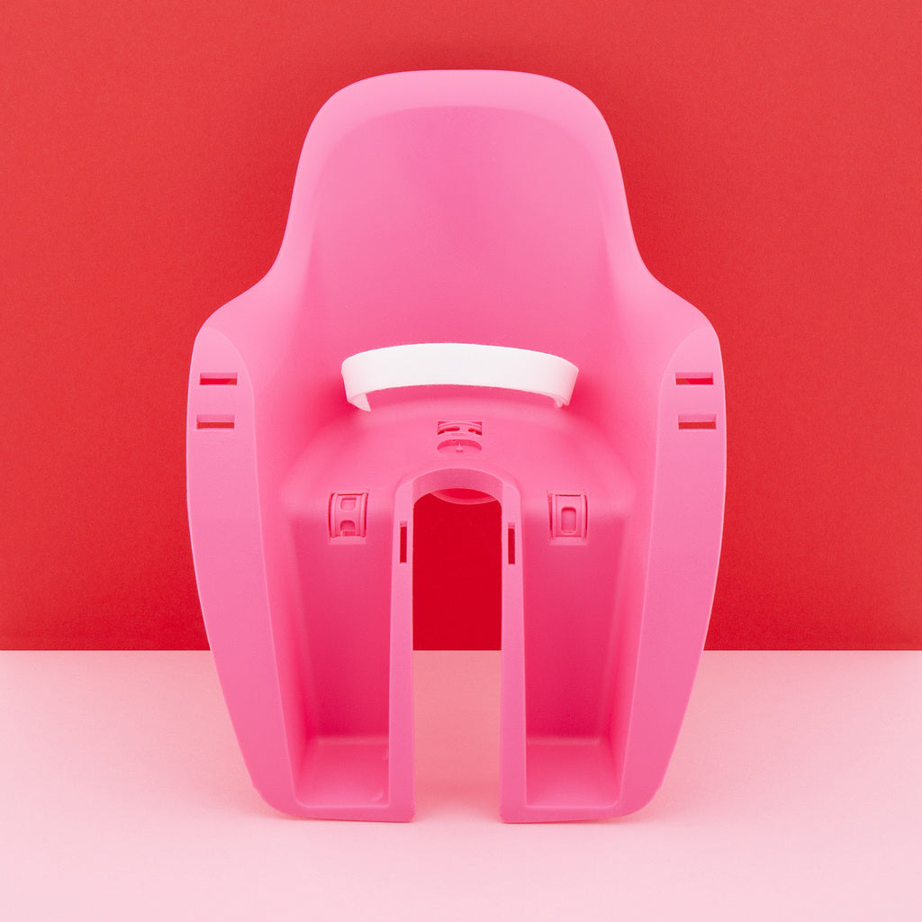 Qibbel widek poppenzitje pvc roze voor en achter