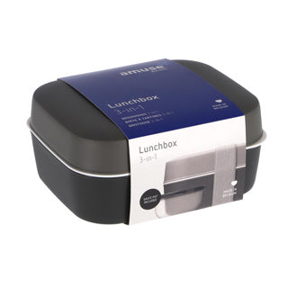 Amuse lunchbox 3-in-1 grijs