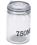 Voorraadpot glas 750 ml