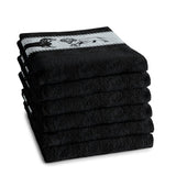 Ddddd keukendoek saar 50x55 black