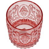 Geen merk beker beker 8,9x9,5 cm roze transparant