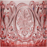 Geen merk beker beker 8,9x9,5 cm roze transparant