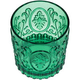 No brand tumbler acrylic green 8.9x8.9x9.5cm