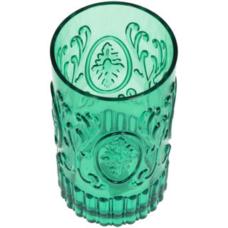 No brand tumbler acrylic green 8.2x8.2x15.2cm