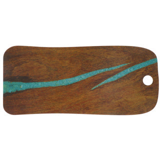 No brand cheforward serveerplank 53 x 20 cm turq kersen