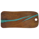 No brand cheforward serveerplank 53 x 20 cm turq kersen