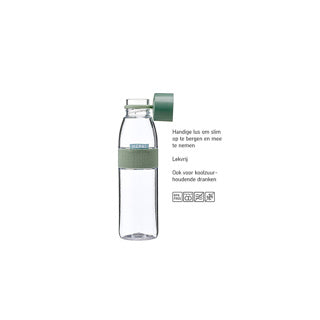 Mepal waterfles ellipse 700 ml vivid mauve