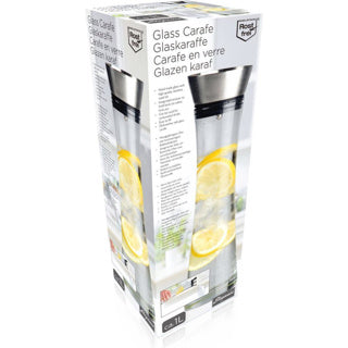 Cuisine elegance karaf met zeef glas 1 liter