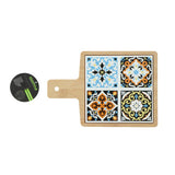Serveerplank bamboo keramiek