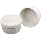 Ovenschaaltjes wit porselein 2 stuks 200 ml
