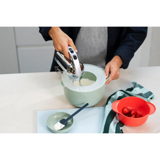 Beslagkom 3l met spatdeksel chalk