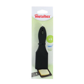 Metaltex gourmetspatels nylon 14 cm 6 stuks