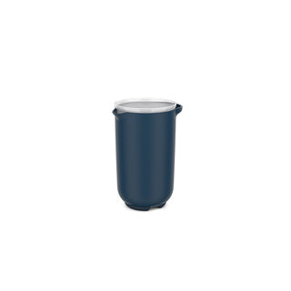 Mixbeker 1l met deksel navy