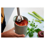 Mixbeker 1l met deksel navy