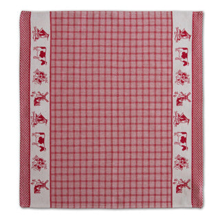 Ddddd theedoek dutchie 60 x 65 red