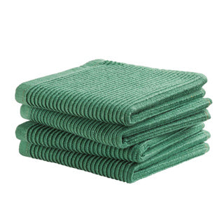 Ddddd vaatdoek basic green 30 x 30 cm set 4