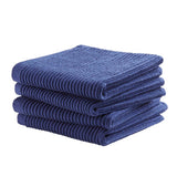 Ddddd vaatdoek basic blue 30 x 30 cm set 4