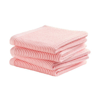 Ddddd vaatdoek basic pastel pink 30 x 30 cm set 4
