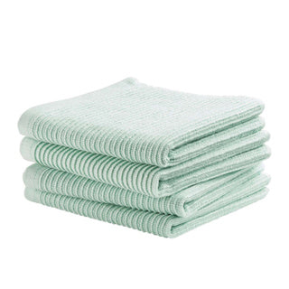 Ddddd vaatdoek basic pastel green 30 x 30 cm set 4