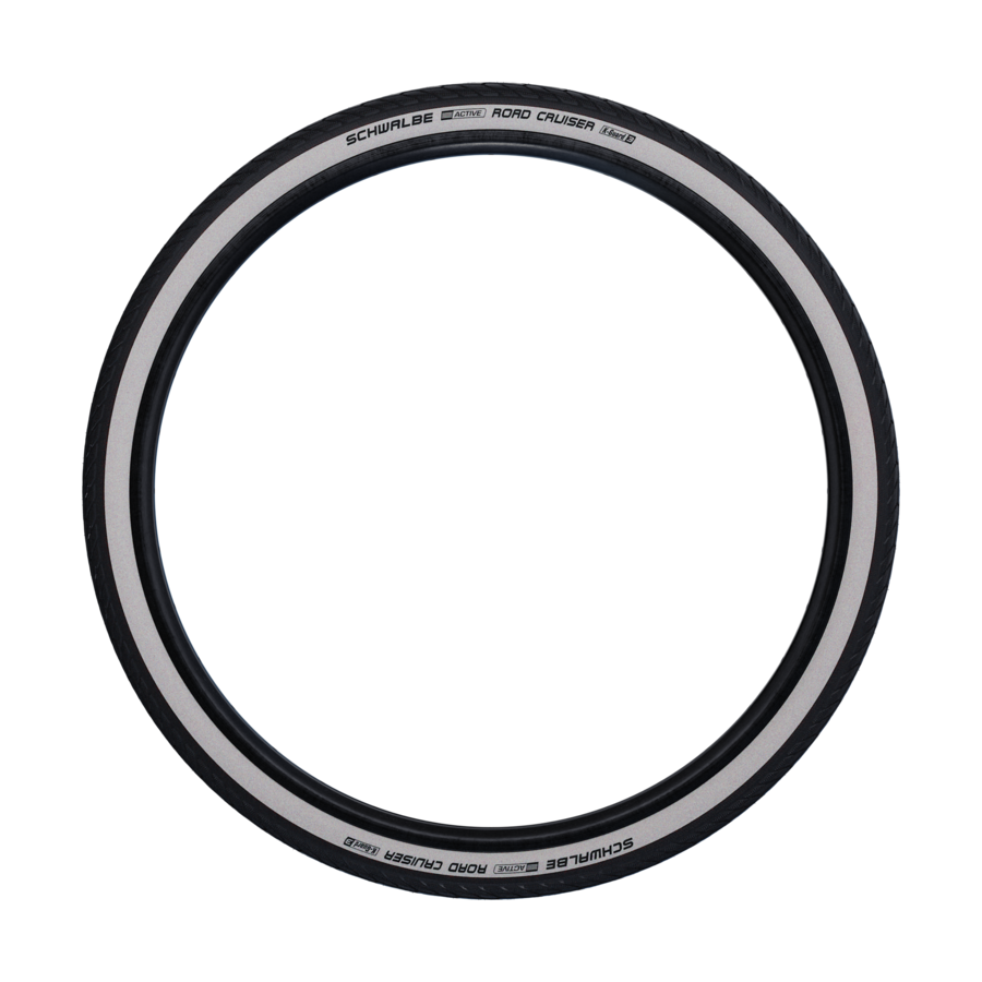 Schwalbe draadband road cruiser plus act 37-622 zw wit