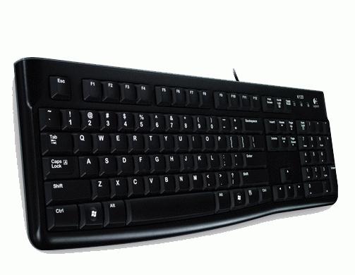 Logitech k120 business style usb keyboard [usb, 104-key, numpad, durable, black]