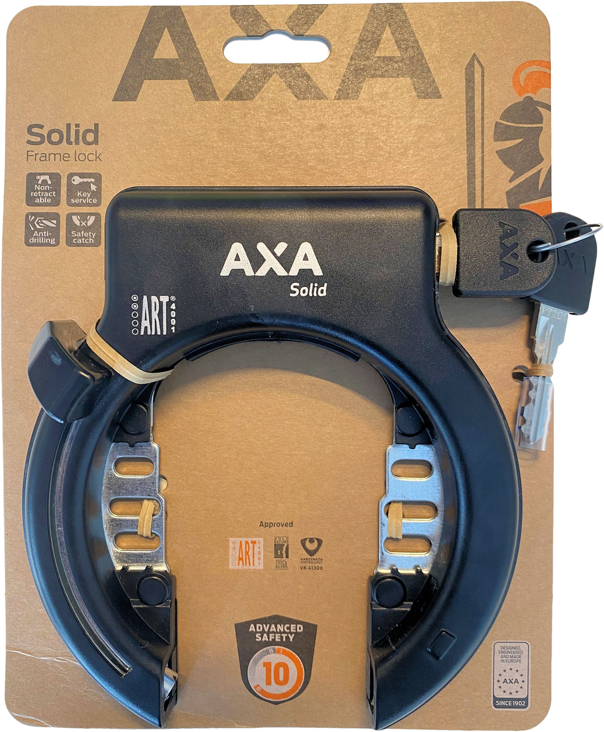 Axa slot ringslot solid zwart