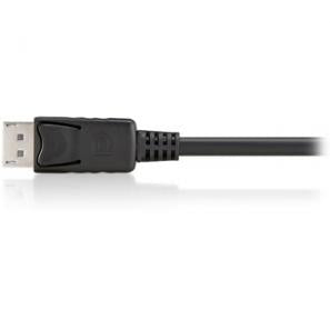 Equip 119333 displayport cable w latch, m m, 3m, black
