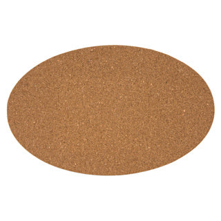 Geen merk onderzetter kurk ovaal 34 x 21 x 1 cm
